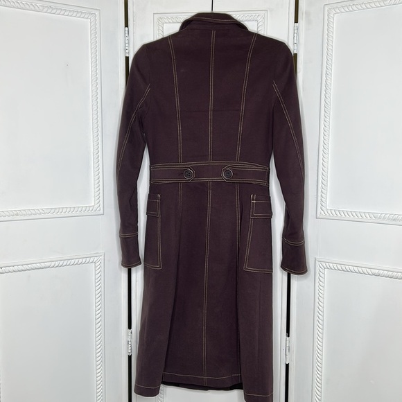 Zara purple long coat - Picture 5 of 6
